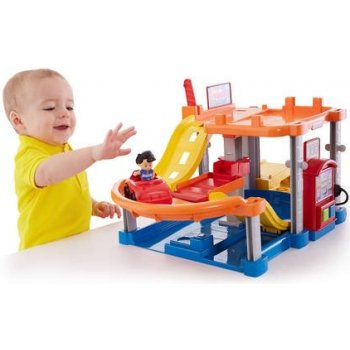 Fisher-Price Little People zvuková garáž s výtahem