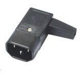 PREMIUMCORD Konektor napájecí 230V na (samec, IEC C14), úhlový – Sleviste.cz