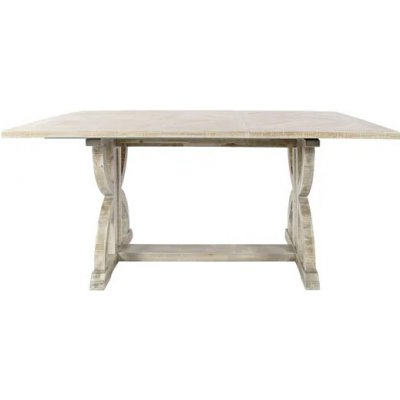 LivinHill rozkládací Avola 152 x 198 cm z masivu béžový – Zboží Dáma