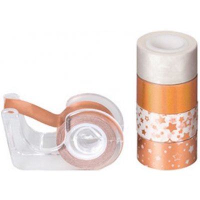 Heyda mini měděná s hvězdičkama 1,2 cm x 3 m 5 ks – Zboží Dáma