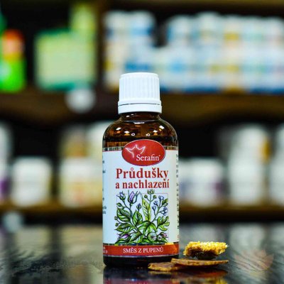 Serafin Průdušky a nachlazení směs z pupenů 50 ml – Hledejceny.cz