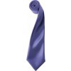 Kravata Premier Saténová kravata Colours purpurová