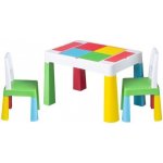 TEGA Sada nábytku pro děti stoleček a 2 židličky barevné – Zboží Dáma