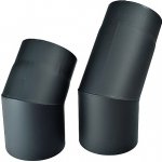 Kovo KRAUS Koleno kouřové 150mm / 90° silnostěnné 1,5mm – Zboží Dáma