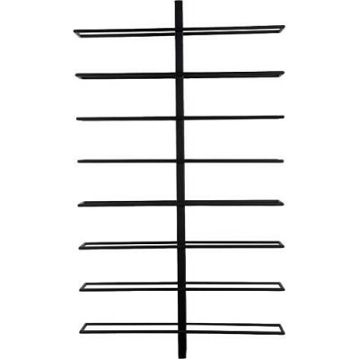 Present Time Nástěnný stojan na víno PTBK 90cm, černý – Sleviste.cz