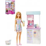 Barbie Prodavačka zmrzliny blondýnka herní set – Zbozi.Blesk.cz