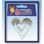 vykr. 0709 Srdíčka hladká, sada-5ks – Hledejceny.cz