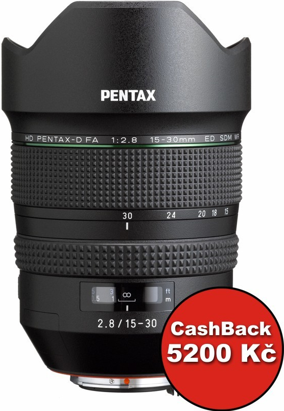 Pentax HD D FA 15-30mm f/2.8 ED SDM WR