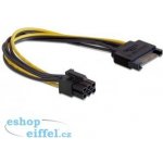 Delock napájecí kabel SATA 15 pin na 6 pin PCI Express oem – Zboží Mobilmania