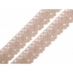 Krajková stuha 28mm béžová – Zboží Dáma