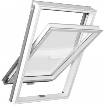 BALIO plastové střešní okno s trojsklem a lemováním 78x140 cm – Zboží Mobilmania