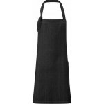 Premier Workwear Dlouhá zástěra s laclem Regenerate z recyklovaného materiálu černá Pantone 426C 86x72cm PW122 – Hledejceny.cz