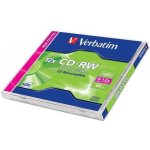 Verbatim CD-RW 700MB 8-12x, jewel, 10ks (43148) – Zboží Živě