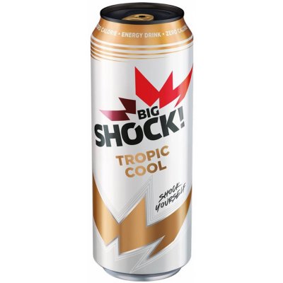 Big Shock! Tropic Cool energetický nápoj sycený 500 ml