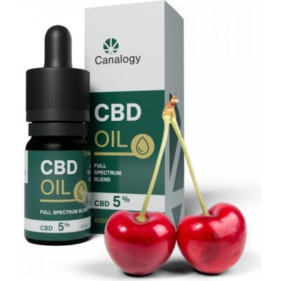 Canalogy CBD OLEJ TŘEŠEŇ 10 ml Procento CBD: 20%