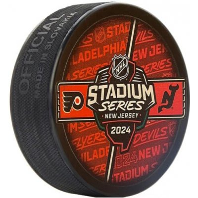 Inglasco / Sherwood Puk Stadium Series 2024 Dueling Style Collectible Hockey Puck -Flyers vs Devils- – Zboží Mobilmania