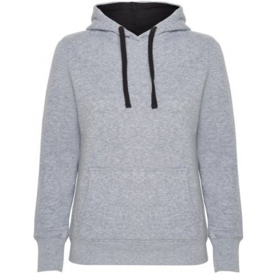 Roly dámská mikina s výšivkou psa a jméno Melírová šedá černá – Sleviste.cz