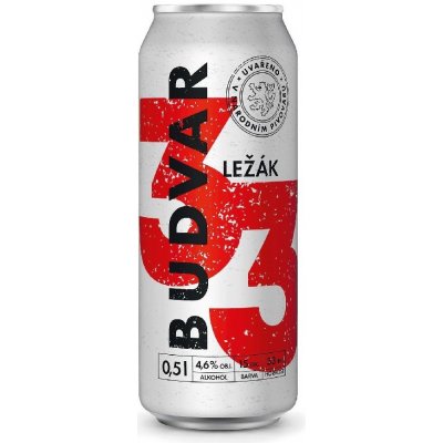 Budvar "33" sv. ležák 4,6% 0,5 l (plech) – Zbozi.Blesk.cz