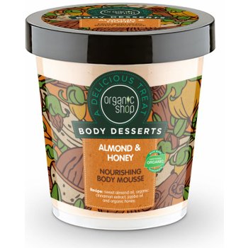 Organic Shop tělová pěna Mandle a med 450 ml