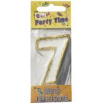 Arpex Svíčky dortové 7 zlatá 11171 – Zboží Dáma