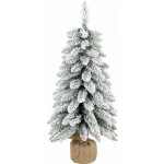 HOMCOM Umělý vánoční stromek pokrytý sněhem 90 cm zelený + bílý – Hledejceny.cz