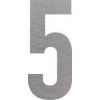Piktogram Označení budov - číslice -č.5, hliníková tabulka, výška 150 mm