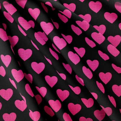 IMPAR Strukturovaná tkanina – Heart FLUO – Hledejceny.cz