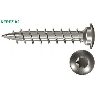 Vrut pro upevnění patky fischer FJS-LT 7,0x50mm TX30 50ks NEREZ A2 – Hledejceny.cz