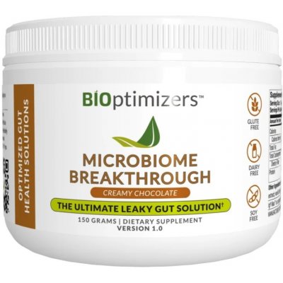 BiOptimizers Biome Breakthrough s kolagenem a vývarem Čokoláda 150 g – Zboží Mobilmania