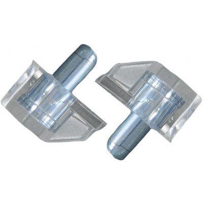 ZTS Policová podpěrka-plast+kov (pr.5x16mm),(Zn), transparentní plast F0501.01L1P – Hledejceny.cz