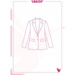 Takoy Elektronický PDF střih dámské sako z nepromokavé šušťákoviny Gracie-40-46 – Hledejceny.cz