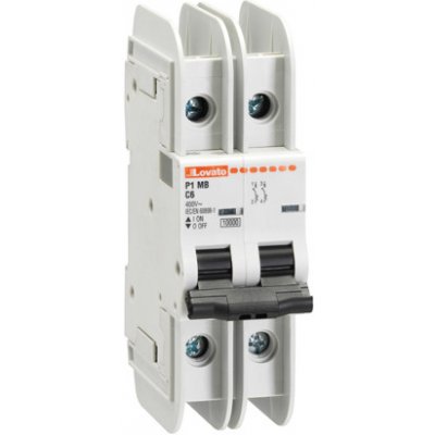 Lovato Electric P1MBUH2PC15 2P, C, 15A, mini – Zboží Mobilmania