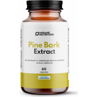 Natural Nutrition Borovicová kůra extrakt 60 kapslí – Hledejceny.cz