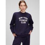 GAP mikina New York pioneer club Tmavě modrá – Sleviste.cz