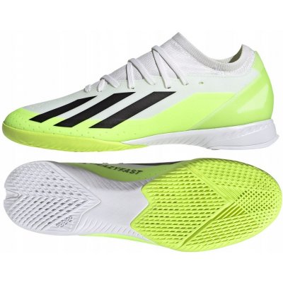 adidas X Crazyfast.3 IN bílo-zelené ID9340 – Zboží Mobilmania