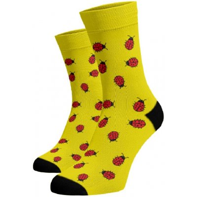Veselé ponožky Berušky Žlutá – Zboží Mobilmania