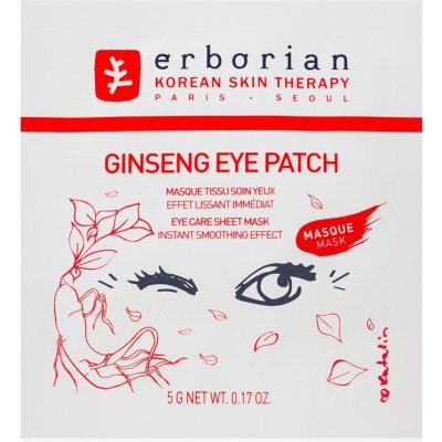 Erborian Ginseng Eye Patch Eye Care Sheet Mask 5 g – Zbozi.Blesk.cz