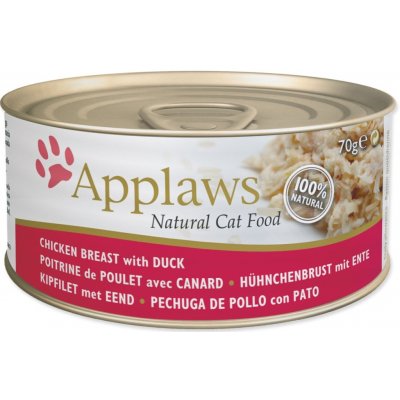 Applaws Adult Chicken breast with Duck in broth 70 g – Hledejceny.cz