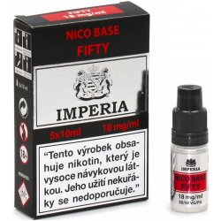 Imperia Nikotinová báze Fifty PG50/VG50 18mg 5x10ml