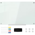 Vinsetto Skleněná popisovací tabule magnetická 90 x 60 cm