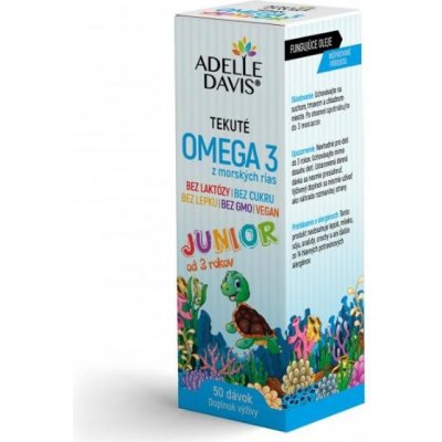 Adelle Davis OMEGA 3 z mořských řas JUNIOR 50 ml – Zboží Mobilmania