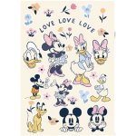 Komar 14100h samolepka na zeď Disney Love Love Love, rozměr 50 cm x 70 cm – Sleviste.cz