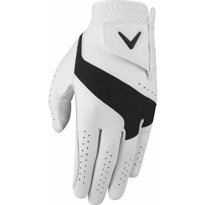 Callaway Fusion Mens Golf Glove White/Charcoal Pravá XL