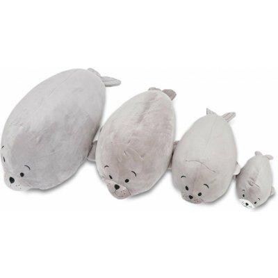 Sleep-well Plyšák polštář mikrospandex 45 Tuleň šedý – Zboží Dáma