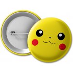 Pokémon placka Pikachu Face 50 mm – Sleviste.cz