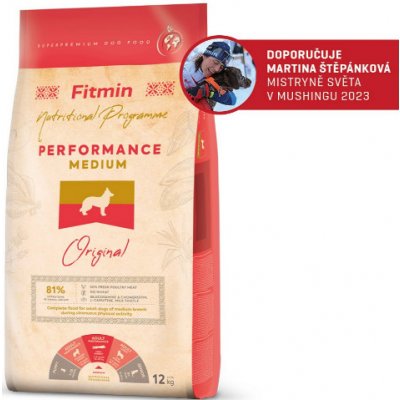 Fitmin dog medium performance 2x12kg+DOPRAVA ZDARMA+1x masíčka Perrito! (+ SLEVA PO REGISTRACI / PŘIHLÁŠENÍ ;))