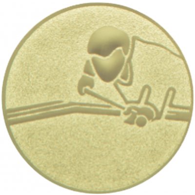 Emblém karambol zlato 25 mm – Zboží Dáma