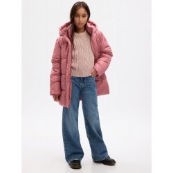 GAP 786732-00 dětská bunda s kapucí růžová
