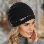 Krumlovanka dámská zimní černá čepice W-0869/018 – Hledejceny.cz
