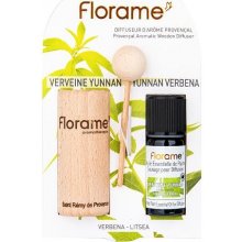 Florame Difuzér provensálský dřevěný + éterický olej Verbena 10 ml